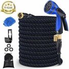 MURLONG Garden Hose 25ft Expandable Water Hose with 10 Function Spray Nozzle,Lea