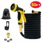 Easyso Expandable Garden Hose 50ft,Expandable Flexiable Water Garden Hoses for G