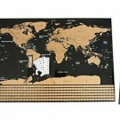 FOSSA Scratch Off World Map Wall Poster. Large 32” x 23” Mark and Track Your Tra