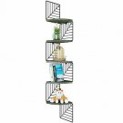 Love-KANKEI Corner Shelf Wall Mount of 5 Tier Rustic Wood Floating Shelves Wall