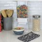 Home Basics CD45569, W Large Capacity Air-Tight Spring-Loaded Lever Easy Pour Co