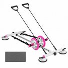 VIVOHOME Multifunctional 6-in-1 AB Roller Wheel Set Training Equipment Abdominal