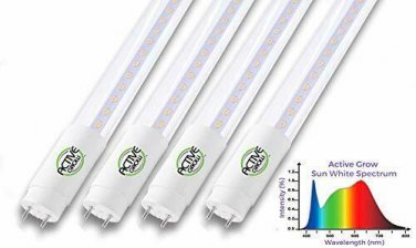 Active Grow T8/T12 High Output 4FT LED Grow Light Tube for Germination & Microgr