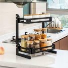 TOLEAD 2 Tier Spice Rack Kitchen Counter Organizer for Essential Oils Steady Bat