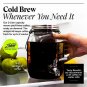 Cold Brew Coffee Maker - Iced Coffee Maker, Brewer System - Glass Pitcher, Stain