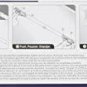 High & Mighty 515703 Tool Free Coat Rack with 4 Hooks, 18", White