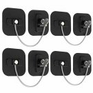 eSynic Refrigerator Locks, 4 Pack Fridge Lock with Keys Child Safety Cabinet Loc