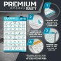 [16-PACK] Laminated Large Workout Poster Set - Perfect Workout Posters For Home