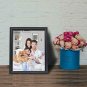 PETAFLOP 8 Pack 8x10 Picture Frames Black 8 by 10 Decorative Poster Frame Wall a
