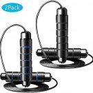 shaojie 2PCS Jump Rope, Tangle-Free Rapid Speed Jumping Rope Cable with Ball Bea
