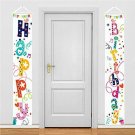 Eunchaes Happy Birthday Banner,Colorful Porch Sign Birthday Decorations, Birthda
