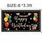 Large Happy Birthday Banner,Colorful Hanging Flag, Kids Children's 1st 2nd 3rd 5