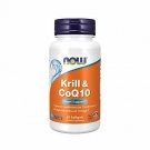 NOW Supplements, Krill & CoQ10, Phospholipid-Bound Omega-3, Heart Support*, 60 S