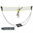 KIKILIVE Portable Badminton Net with Stand Carry Bag, Foldable Volleyball Tennis