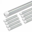 Kihung 8ft LED Shop Light Fixture, V Shape T8 Integrated Tube Light, 6000K Super