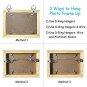 Picture Hanging Kit, Listenman D Ring Picture Hangers with Screws, Picture Hangi