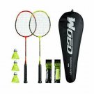 WOED-2 Player Badminton Set, Carbon Fiber Badminton Rackets Badminton Racquet fo