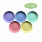 8.9 Inch Bamboo Fiber Plastic Plates (Set of 5 Deep Salad / Pasta / Dinner Plate