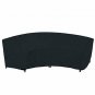 Yolaka Patio Furniture Covers Outdoor Sectional Curved Couch Protector 600D Heav