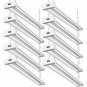 Bbounder 10 Pack 4ft Led Shop Light, Led Utility Shop Light, 48 Inch Linkable In