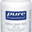 Pure Encapsulations - Alpha Lipoic Acid 200 mg - Hypoallergenic Water- and Lipid
