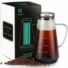 MAGICAFÉ Cold Brew Coffee Maker - Tea Infuser with Spout Airtight Iced Brewing G