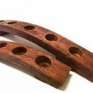 USAWAREHOUSE (Set of 2 Tealight Fireplace Log Candle Holders, Oak Wine Barrel St