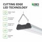 Sunco Lighting 6 Pack Industrial LED Shop Light, 4 FT, Linkable Integrated T8 Fi