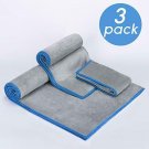 Aegend 3 Sizes Ultra-Soft Microfiber Gym Towels, Premium Gym Towels for Men Micr