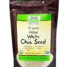 NOW Foods, Organic White Chia Seeds Milled, Source of Essential Fatty Acids and