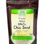 NOW Foods, Organic White Chia Seeds Milled, Source of Essential Fatty Acids and