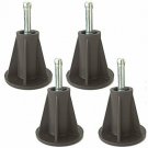 Home's Place Bed Frame Feet Replacement, Plastic Bed Frame Glide Leg with Socket