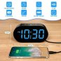 Plumeet [Updated Version] LED Alarm Clock - Digital Clocks with Adjustable Brigh