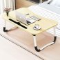 Adjustable Laptop Bed Table Lap Desk, Portable Bed Tray Table for Couch and Sofa