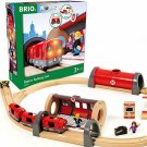 BRIO 33513 Metro Railway Set | 20 Piece Train Toy with Accessories and Wooden Tr