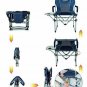 iClimb Heavy Duty Compact Camping Folding Mesh Chair with Side Table and Handle&acirc;�&brvbar;