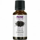 NOW Essential Oils, Black Pepper Oil, Spicy Aromatherapy Scent, Steam Distilled,