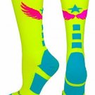 MadSportsStuff Light Speed Athletic Crew Socks (Multiple Colors)