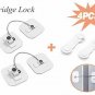 Refrigerator Lock Fridge Lock with Keys Freezer Lock & Child Safety Cabinet 4pcs