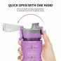 Auing 32oz/900ml Leakproof Large Water Bottle with Motivational Time Maker, Dura