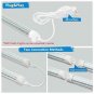 8FT LED Shop Light, 90W 10800LM Super Bright T8 Integrated LED Tube, 5000K Dayli