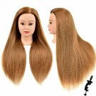 Professional Mannequin Head,60% Human Hair Training Head,Upgrade Cosmetology Dol