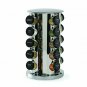 Kamenstein 30020 Revolving 20-Jar Countertop Spice Rack Tower Organizer with Fre