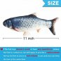 Malier 2 Pack Electric Fish Cat Toy, Realistic Plush Moving Wagging Fish Cat Toy