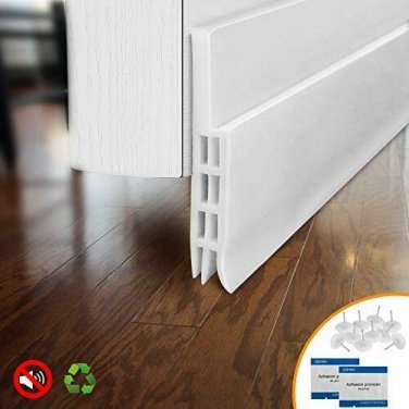 BAINING Door Draft Stopper Door Sweep for Exterior/Interior Doors, Weatherproofi