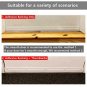 BAINING Door Draft Stopper Door Sweep for Exterior/Interior Doors, Weatherproofi