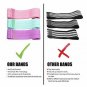 Fabric Resistance Bands Set,3 Pack Non-Slip Workout Booty Bands for Women, Resis
