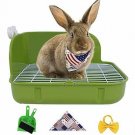 Humorous.P Small Animal Litter Pet Toilet Potty Trainer Corner Litter Bedding Bo