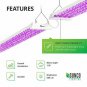 Sunco Lighting LED Grow Light, 80W, Full Spectrum, Integrated Suspended Fixture,