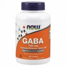 NOW Supplements, GABA (Gamma-Aminobutyric Acid)750 mg, Sustained Release - Amino